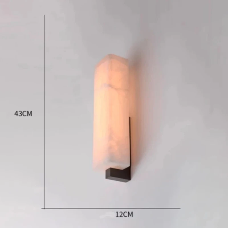 Natural Marble From Spain LED Wall Lamp Sofa Background in Front of The Bathroom Mirror Bedside Advanced Decoration Home Lightin
