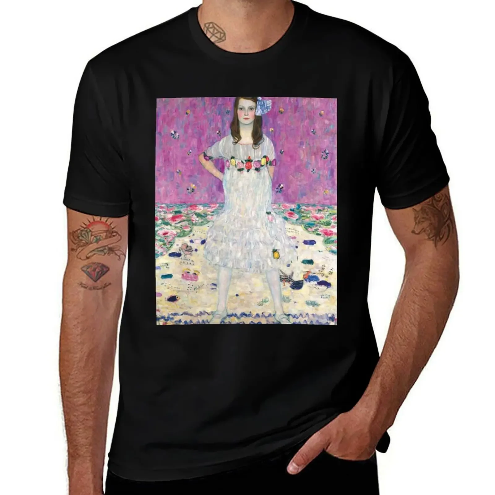 Gustav Klimt M?da Primavesi T-Shirt vintage customizeds anime clothes cheap stuff clothes for men