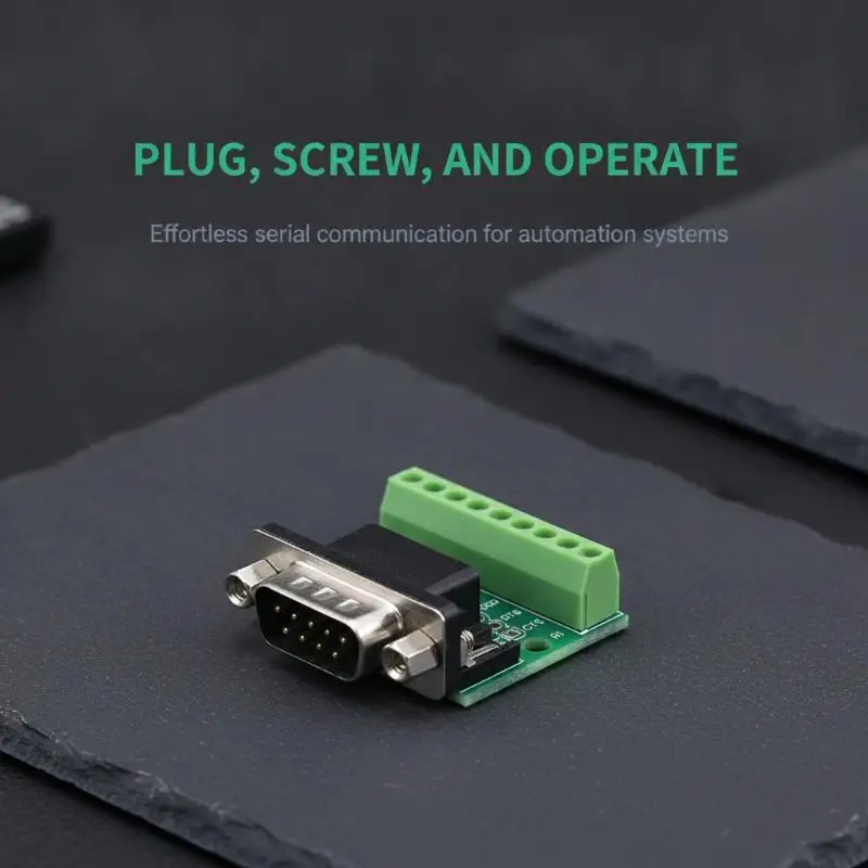 DB9 Male Female Adapter Board 9Pin 9Hole DB9 To Screw Terminal Block RS232 RS485 Serial Port Breakout Conversion Module