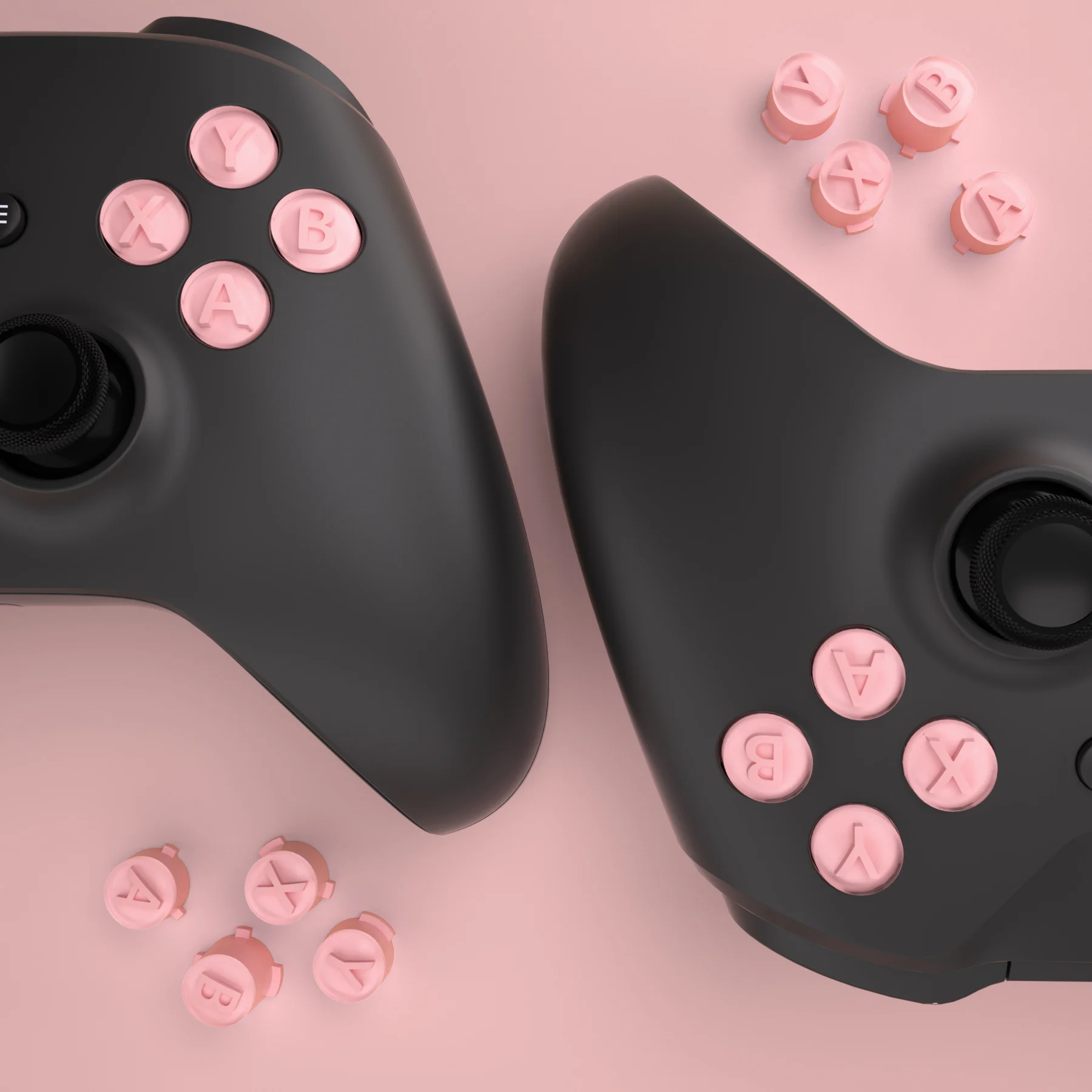 Extremerate Vervanging Abxy Knoppen Drie-Tone Klassieke Symbolen Voor Xbox Core Draadloze Controller, Xbox One S/X, Elite V1/V2