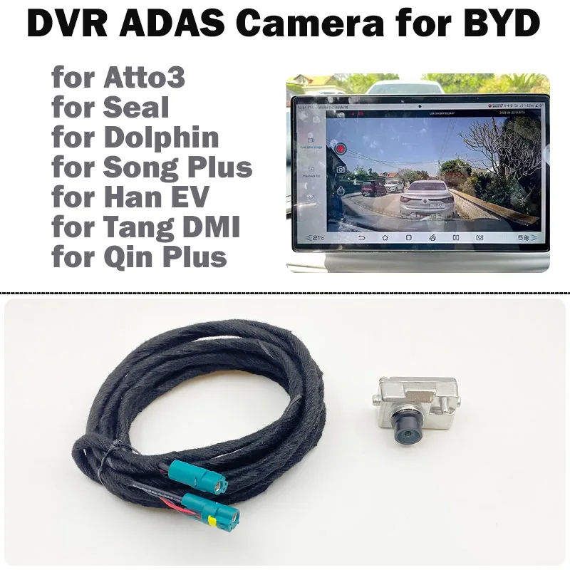 For BYD Dolphin Seal Act 3 Atto 3 Yuan Song Tang Ev DVR Dash Cam ADAS Car Vehicle Mounted Recorder Camera Original Accessory