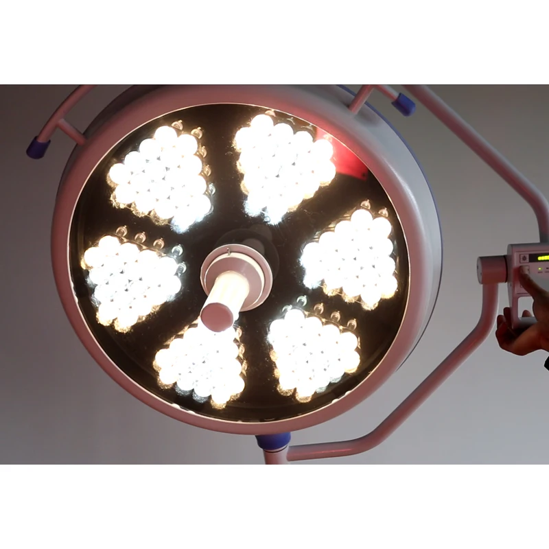 MN-LED70M Hot Selling Mobile 5-hole Led Surgical Light For Examination Electric Shadowless Lamp