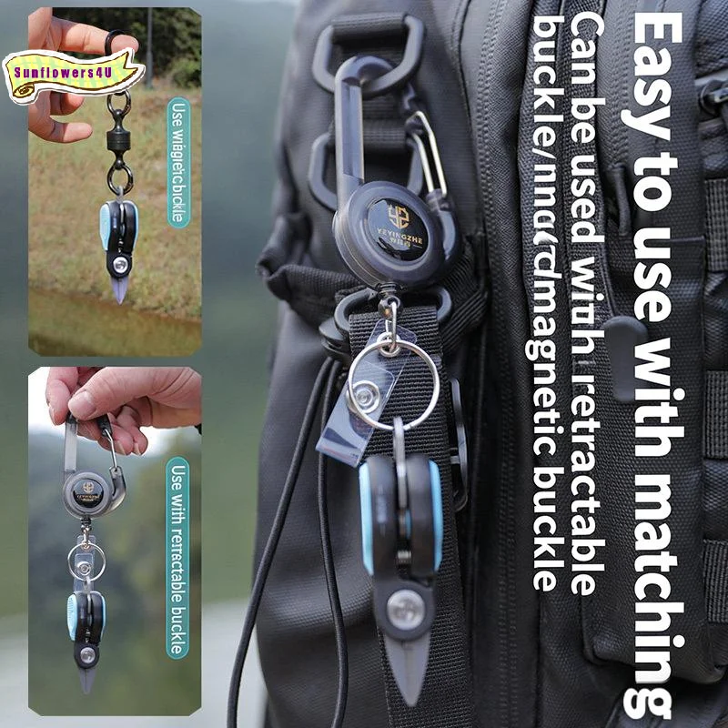 Fishing Line Cutter - Stainless Steel Lure Scissors Portable Fishing