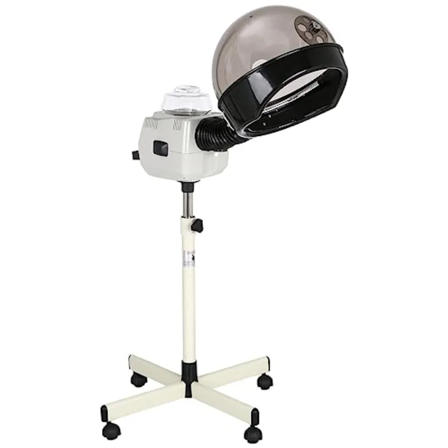 

Professional Hair Steamer and Color Processor with Extra Large Hood for Salon and Home Use Silent Operation with 60-Minute Time