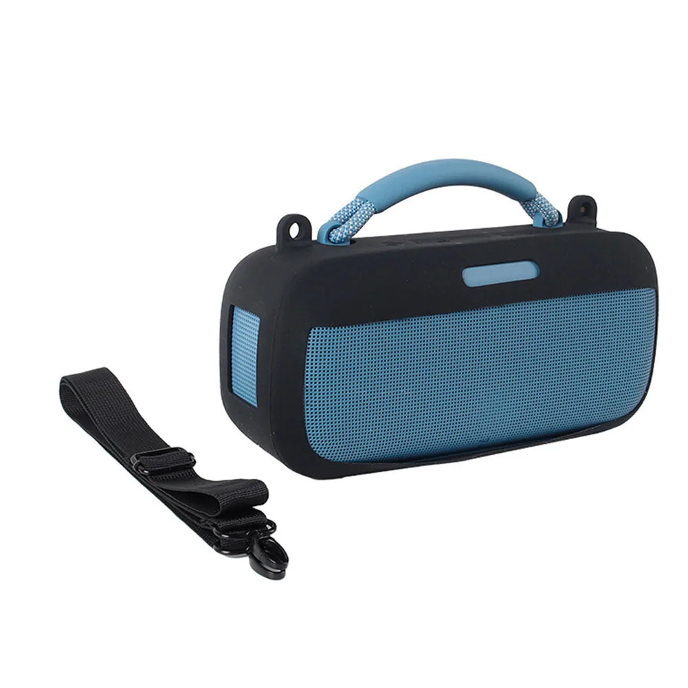Silicone Cover with Shoulder Strap for SoundLinkMax Designed for Music Lovers Who Value Protection and Portability