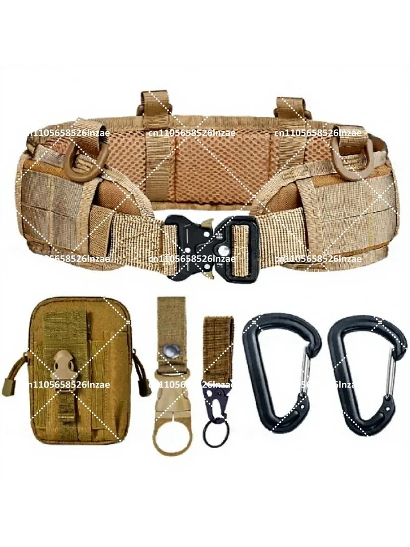 Tactical Duty Waist Set Eight-Piece Multi-Functional Nylon Belt Security Patrol Equipment