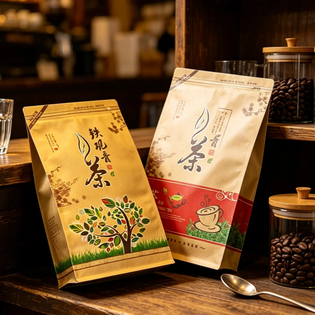 China Jinjunmei Tea Packing Bag Capacity 250g Size 27cm*18cm Yunwu Tieguanyin Dahongpao Jasmine Longjing White Tea Packaging Bag
