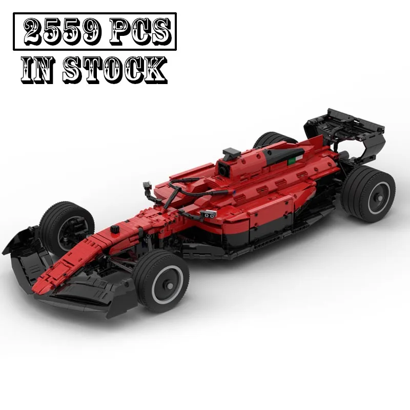 

New MOC-103846 F1-75 F1 Team Stake 1:8 scale Formula 1 Race Car Model Buiding Kit Creators Block Bricks Kids Toys Birthday Gifts