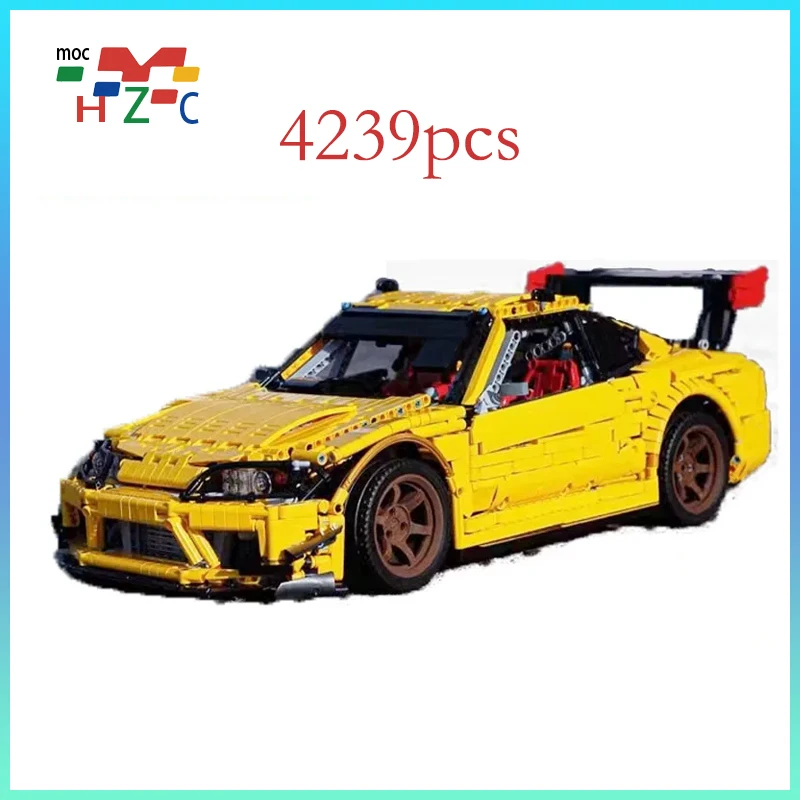 

Hot 4239Moc-61988 NGK S15 Supercar Hard Stitched Boy Building Blocks Puzzle Educational Toy Christmas Gift