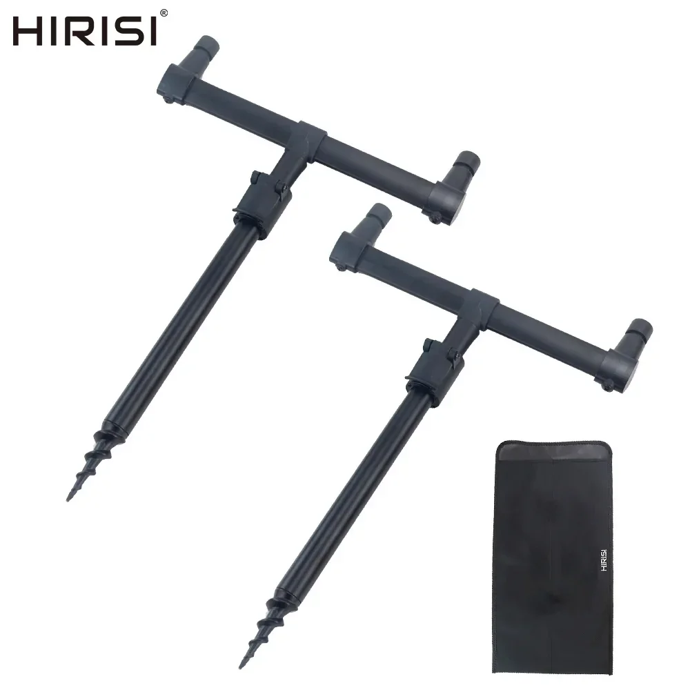 

Hirisi Carp Fishing Tackle Rod Pod Set With Bag 2pcs Bank Sticks And Buzz Bars Fishing Rod Holder fishing tools