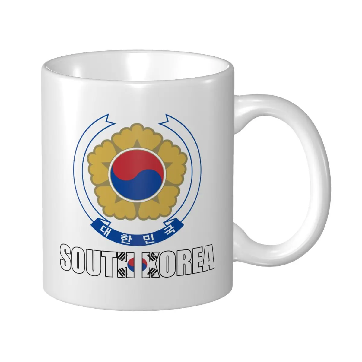 Mark Cup Mug South Korea Letter Flag Emblem Seoul City Coffee Mugs Tea Milk Water Cup Travel Mugs For Office Home