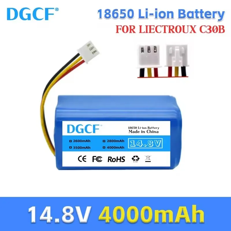 14.4V/14.8V 3.5Ah 18650 li-ion battery For LIECTROUX C30B XR500 E30 For PROSCENIC 820P 820T 820S 830P Robot 800T Vacuum Cleaner