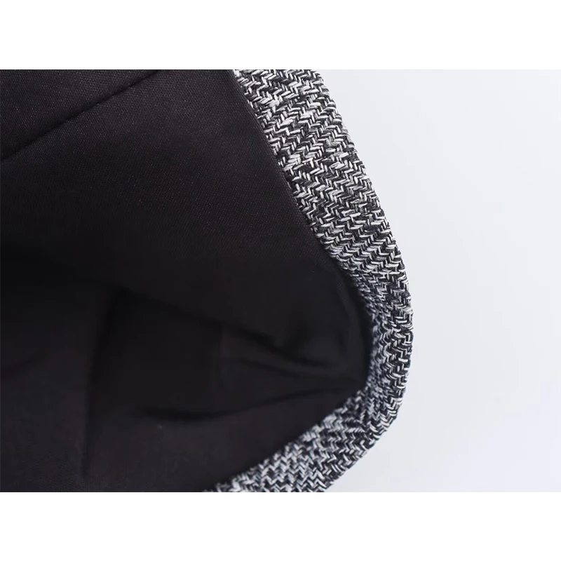 YENKYE سترة غير رسمية متعددة الاستخدامات بأكمام مطوية للنساء بزر واحد وياقة على شكل طية صدر السترة ملابس خارجية للمكتب والخريف