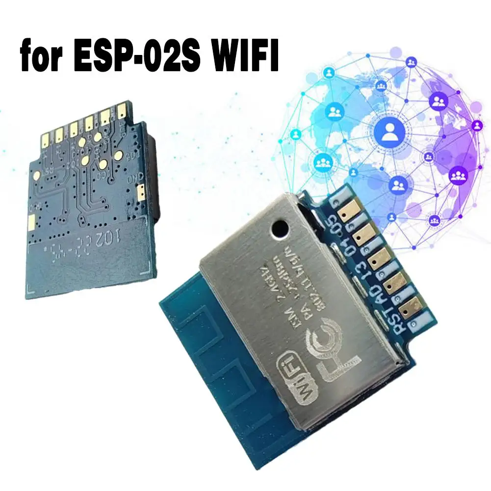 For ESP-02S WIFI Module With Built-in ESP8285 Chip Industrial Grade Serial Port Development Board Accessories New