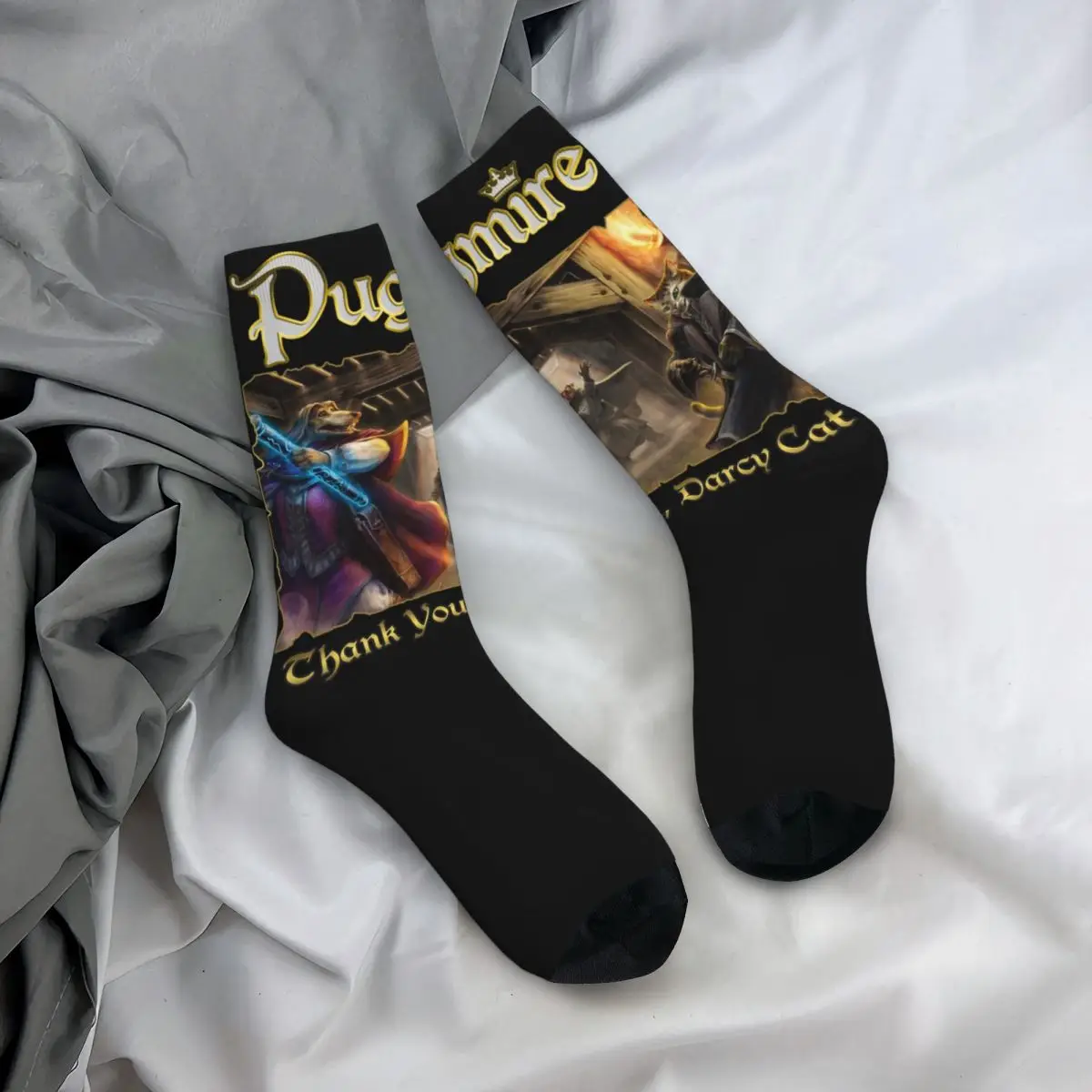 Calcetines de tubo medio para hombre y mujer, medias de gato de Darcy, Eddy Webb, a la moda, cómodos, los mejores regalos