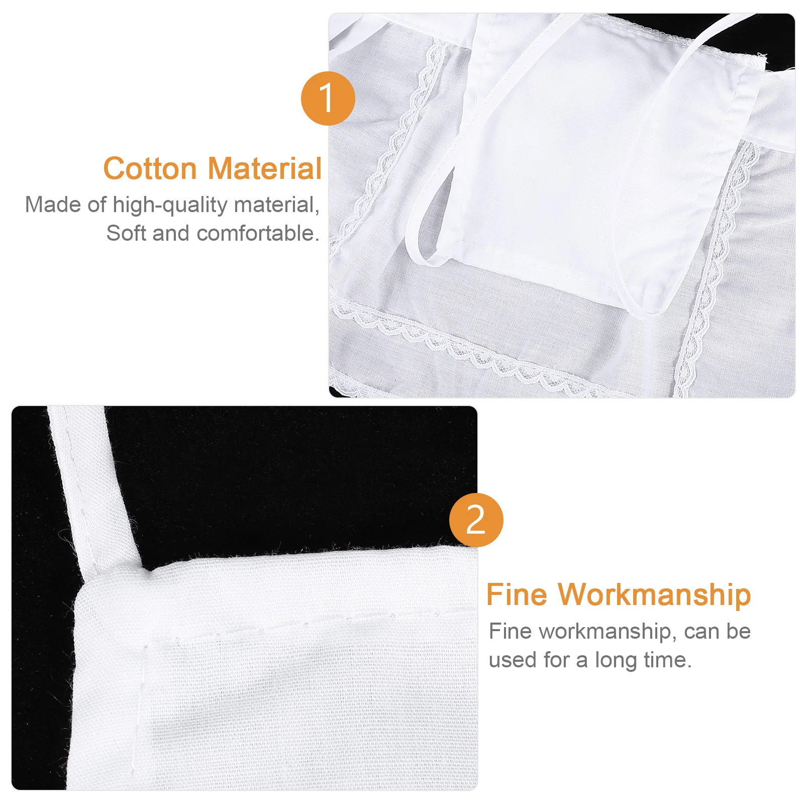 

Chef Hat Apron Set and Childrens Aprons for Children's Role Play Costume Kitchen Baking Cotton