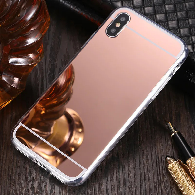 Mirror TPU Case For Huawei Honor 9 10 10i 20 Lite 20s View 30 V20 V30 8X 8A 8C 8S 9X Pro Y5 Y6 Y7 Makeup Mirror Soft Cover Shell