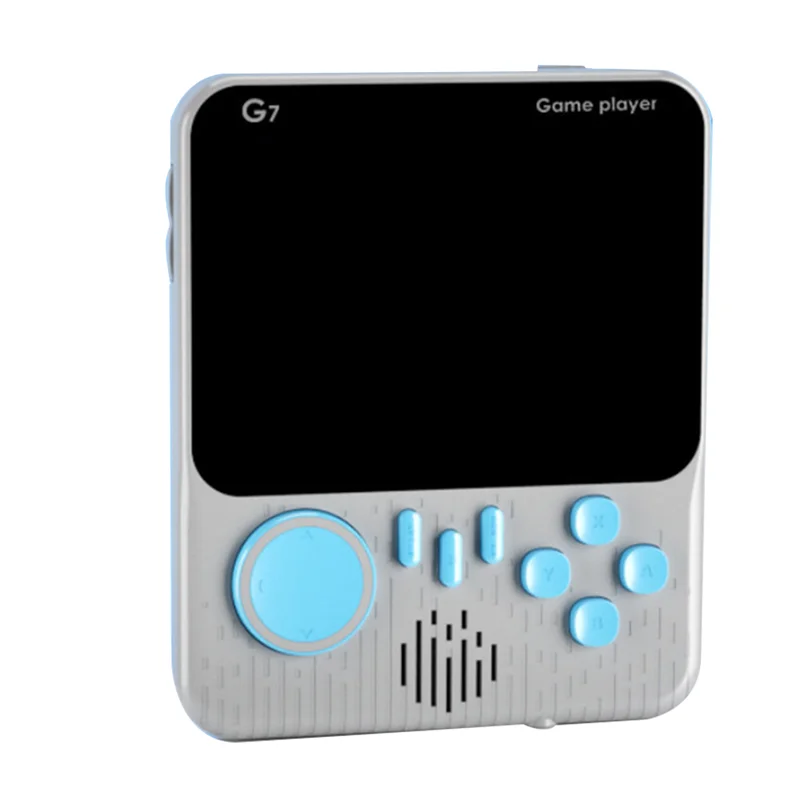 ABJG-G7 Ретро игровая консоль, встроенная игра 666, 3,5-дюймовый экран, AV-выход, карманный геймпад, портативная игра