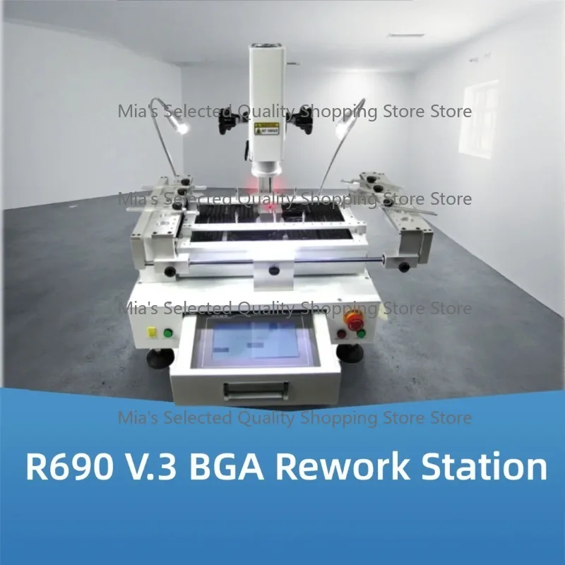 R690 Hot Air Soldering Station 4000W BGA Reballing Machine with CCD Camera System Optional for Chips Motherboard Rework Repair