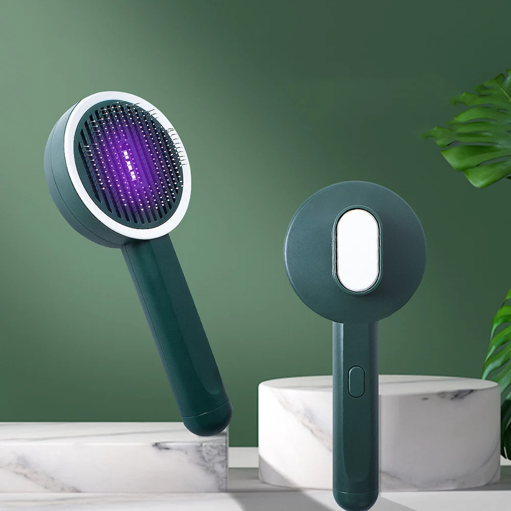 ABVC Pet Dog Brush UV Pet Hair Remover Insect Removal Cat Brush To Floating Hair Massage Grooming Brush