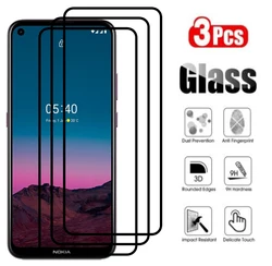 Full Cover Tempered Glass For Nokia 5.4 3.4 5.3 8.3 2.3 1.3 3 3.1 3.2 5 5.1 X5 6 6.1 6.2 7 7.1 7.2 8 Screen Protector