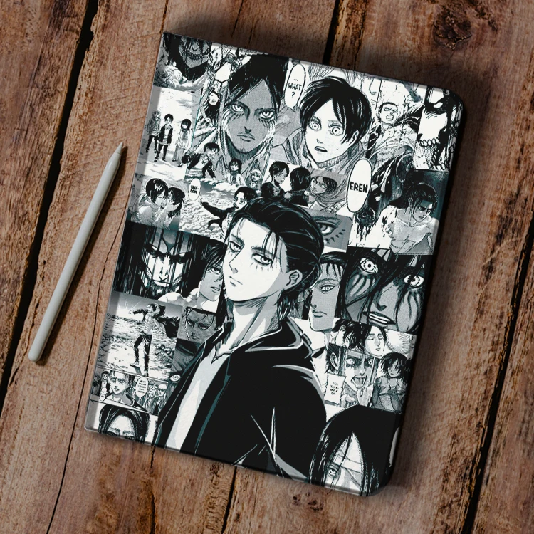 Attack on Titan  Eren Jaeger Case For iPad 10.2 7th 8th Air 2 3 Mini 1 2 3 5 Case Luxury Silicone For iPad Air 4 iPad Pro11 Case