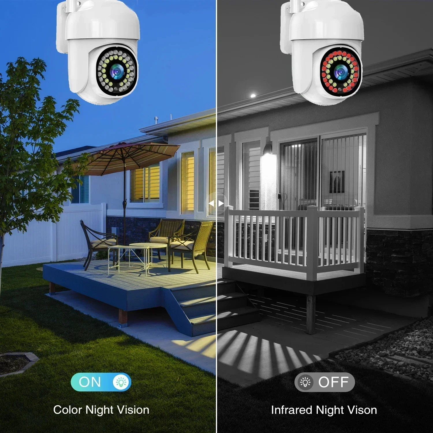 Yoosee HD IP Camera 3MP 5MP CCTV Surveillance Outdoor Waterproof Color Night Vision Auto Tracking Two Way Audio Video Camera
