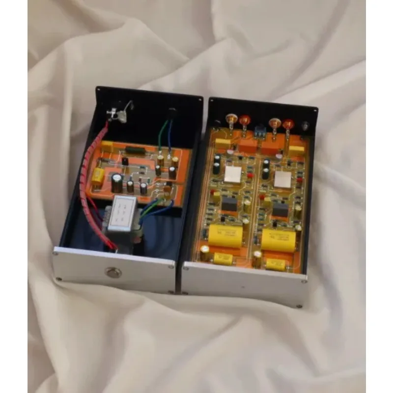 Split Type MM/MC Dynamic Coil Dynamic Magnetic Cartridge Amplifier, Black Glue Amplifier, Discrete Component Class A Circuit