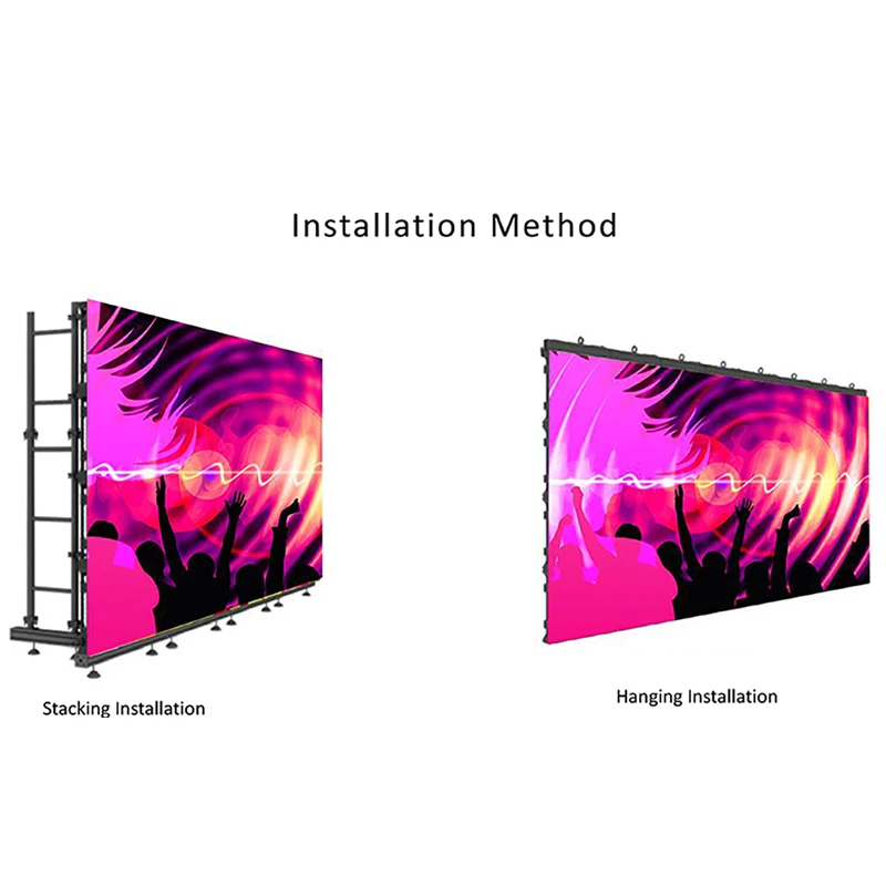 LED Panel Full Color Indoor Outdoor Rental P3.91 P4.81 LED Advertising Board Display Screen