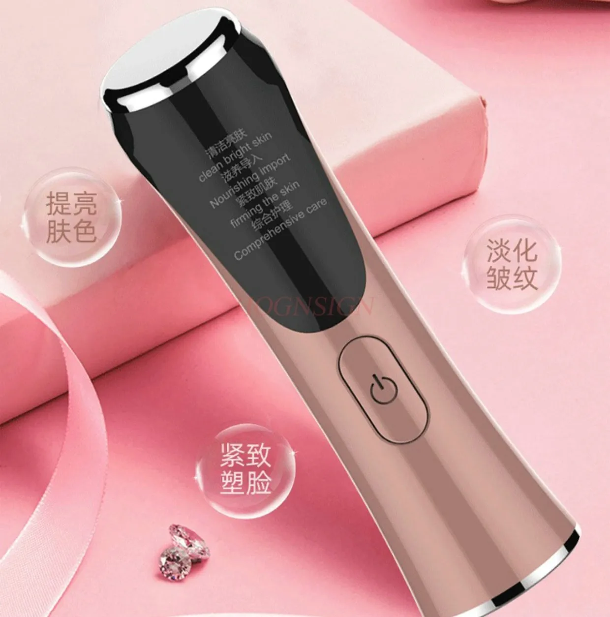 Electric beauty introduction device, facial massager for lifting, tightening, and reducing facial wrinkles