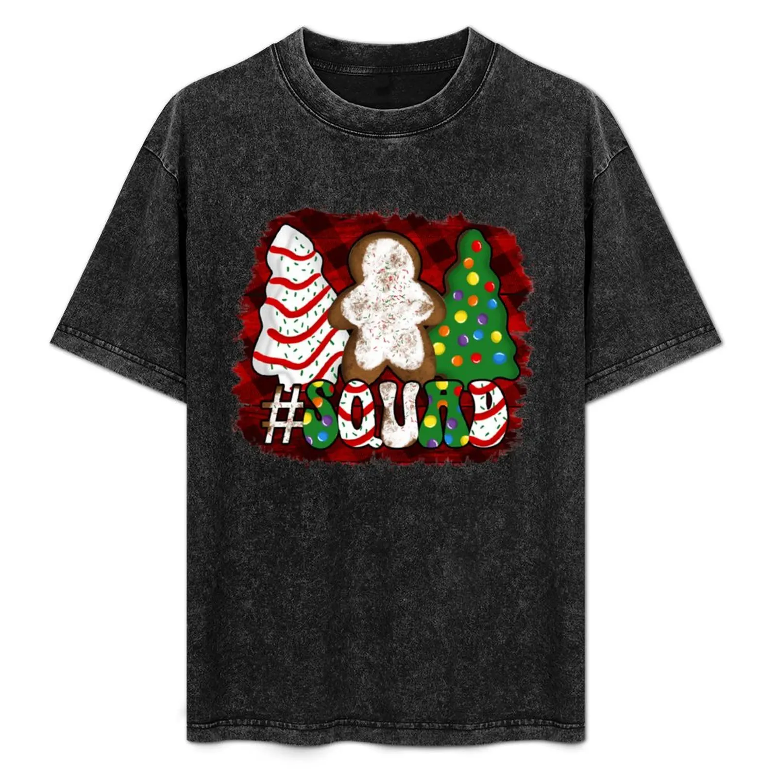 

Little Debbie Squad Little Debbie Snack Cakes Christmas Tree Snack Cakes Funny Christmas T-Shirt Heavy Duty Casual Work Tee