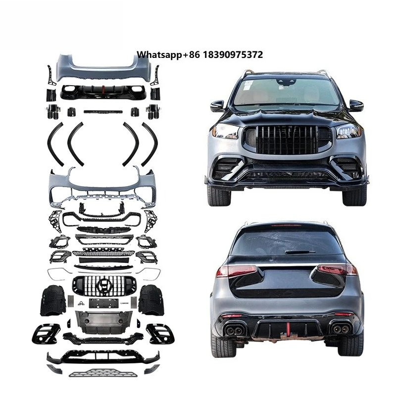2020-2026  GLS X167 Upgrade PP Bodykit New Front/Rear Bumper Spoiler Grille Wheel Arch Diffuser Exhaust Tip
