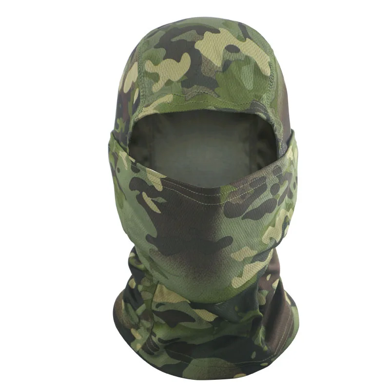 

Camouflage Tactical Face Mask Head Cover Headscarf Sun Protection Cycling Hunting Rifle Hiking, Hiking Camping Headgear Unisex