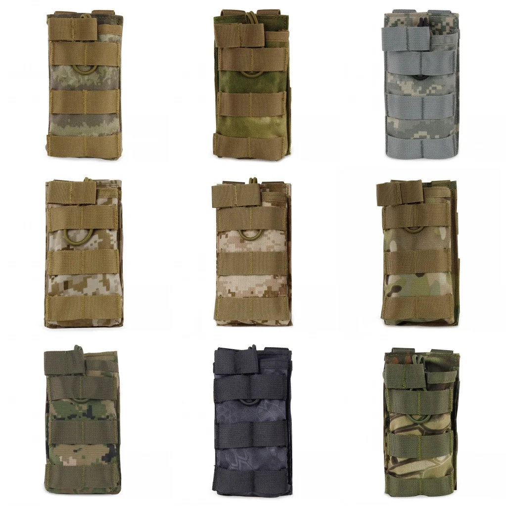 

Camo M4 M16 Molle Tactical Single Magazine Pouch Mag Pouches Airsoft Paintball Hunting EDC Waist Pack Vest Bag