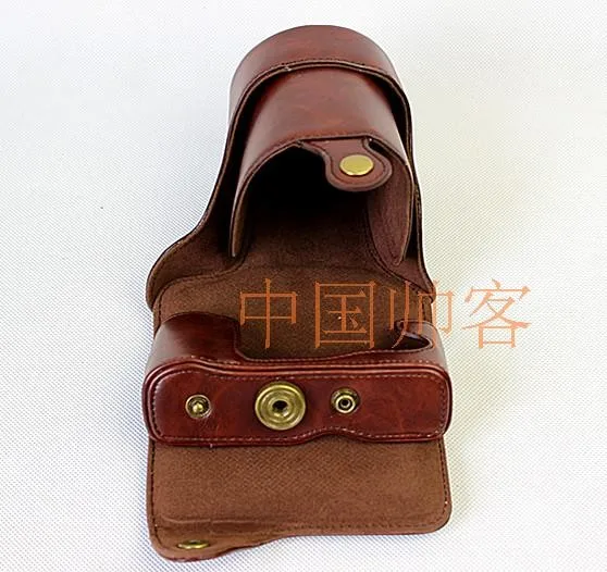 بو الجلود كاميرا حالة حقيبة قبضة حزام ل فوجي فيلم فوجي X-A7 X-A5 XA7 XA5 XM1 XA10 XA20 16-50 مللي متر 18-55 مللي متر عدسة