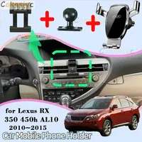 for Lexus RX 350 450h AL10 2010~2015 2012 Car Mobile Phone Holder Air Vent Car Mount Cellphone Bracket Gravity Stand Accessories