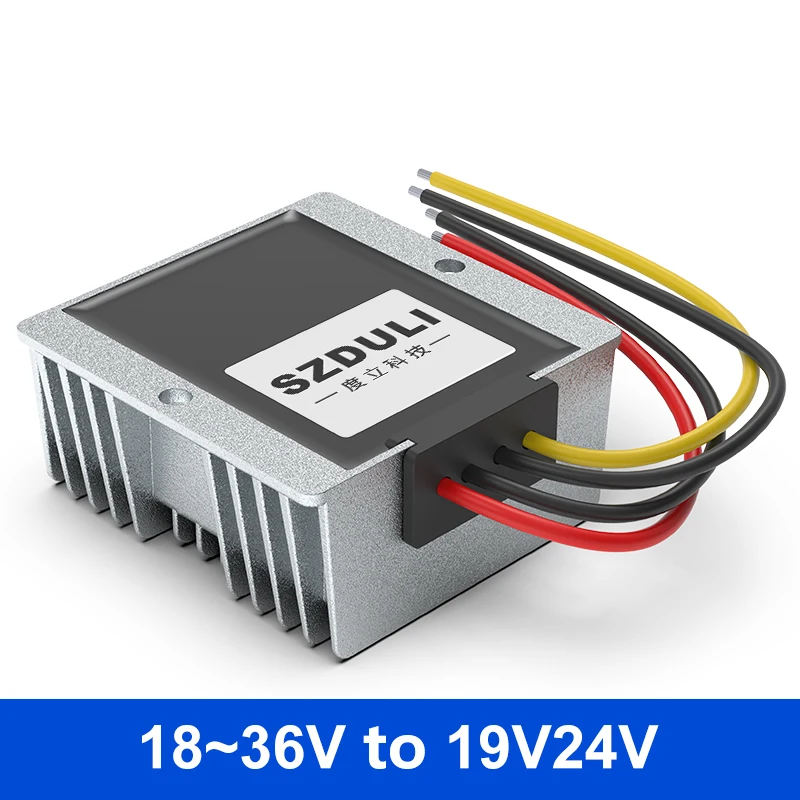 18-36V to 24V DC voltage stabilizing module, 24V to 24V on-board power converter, automatic voltage rise and fall