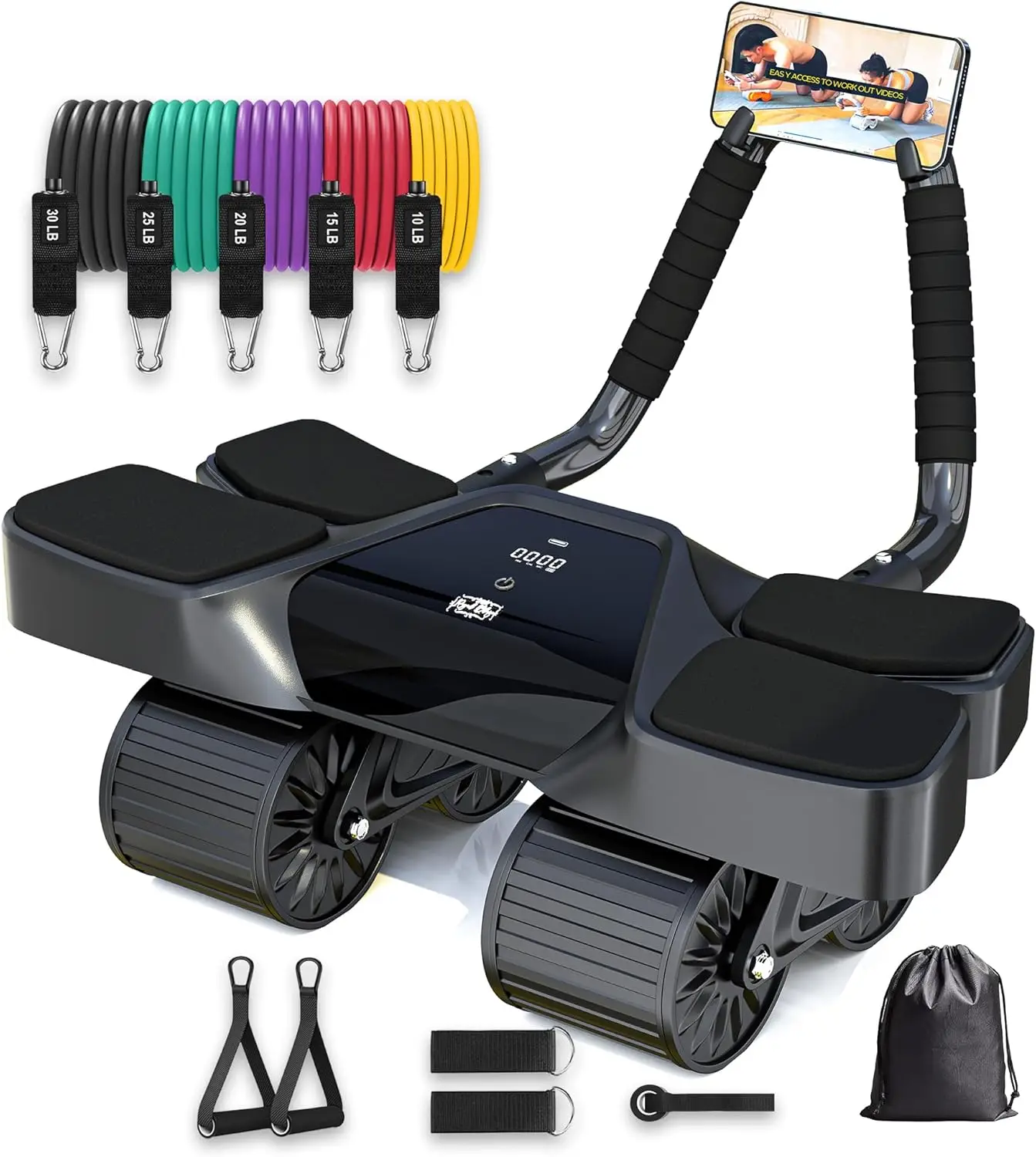 4-Wheel Ab Roller W…