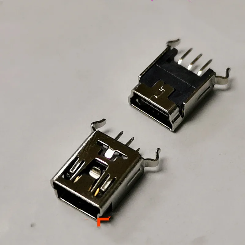 

MINI USB 5P/F B тип 180 градусов DIP ТИП Изгиб ножки 5-контактный гнездовой разъем сиденья