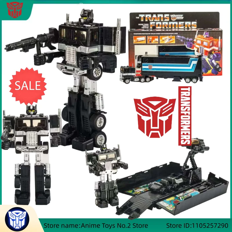 

Трансформер есть инвентарь и коллекцияG1 KO Black Optimus Prime Action Doll, подарок на день рождения, модель, Коллекционная оригинальная коробка, модная
