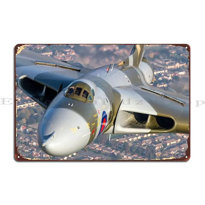 Avro Vulcan Bomber Metal Sign Retro Garage Club Customized Retro Tin Sign Poster