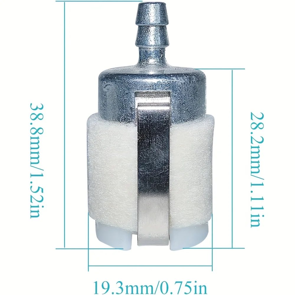 6 pcs Fuel Filter 13120507320 131201830 for Echo String Trimmer / Edger / Backpack Blower