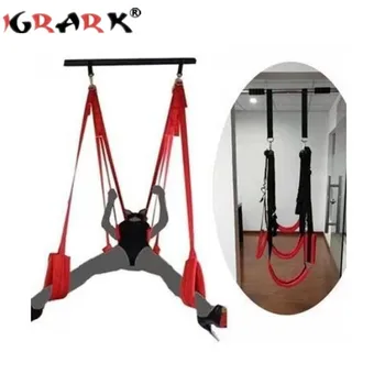 Adult erotic sex swing hot sale couples sex game props 5 ropes swing SM sex game toys BDSM furniture hanging door swing