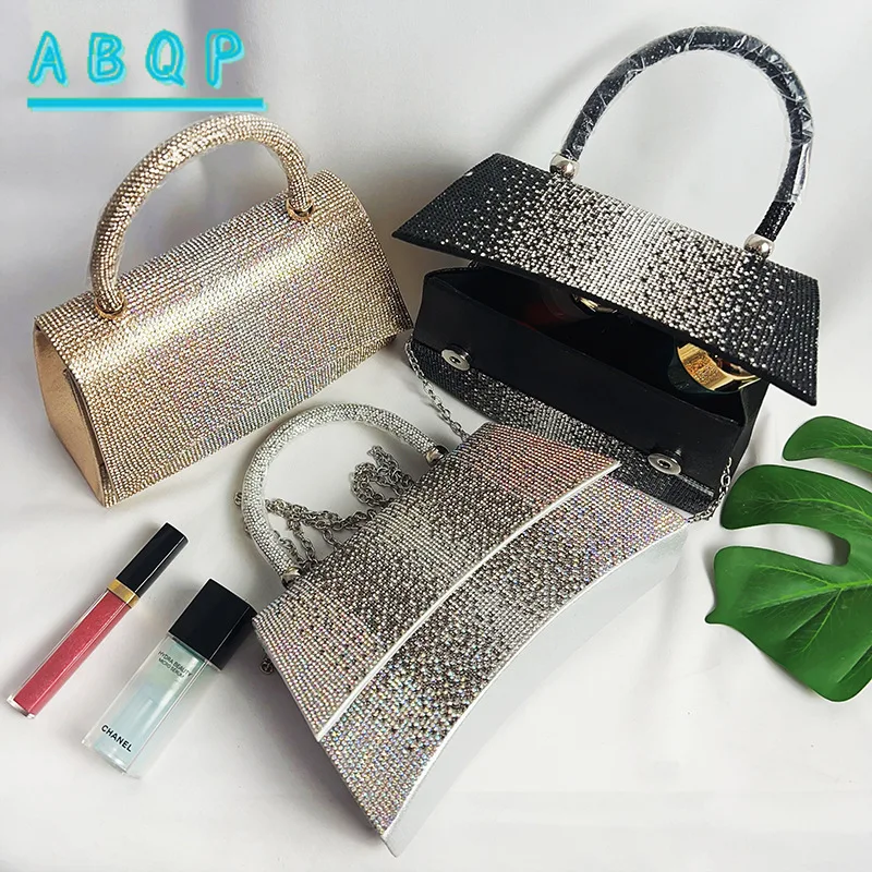 

Новая женская вечерняя сумка с бриллиантовым блеском, роскошная брендовая модная женская сумка через плечо для вечеринок