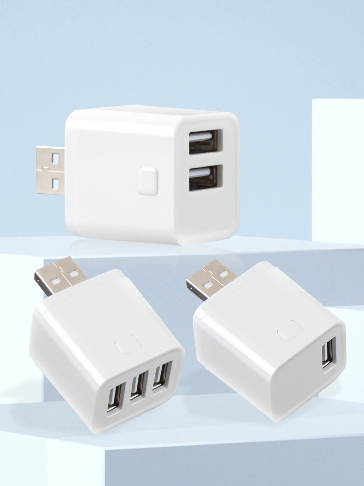 Kompatibel mit Tuya WiFi/Zigbee Smart Micro 1 2 3 USB-Adapter-Schalter 5V Mini-USB-Netzteil für Alexa Google Yandex Alice