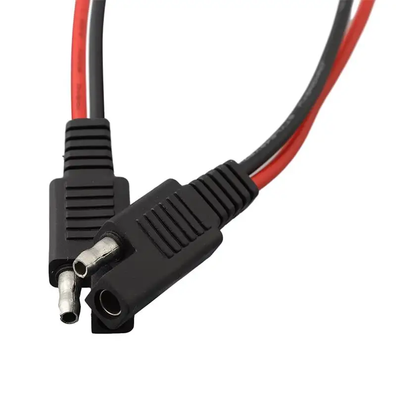 14AWG 18AWG SAE Power Connector Automotive Extension Cable 2 Pin DIY Connector Male Plug Copper Wire Solar Panel Cord Wire B6
