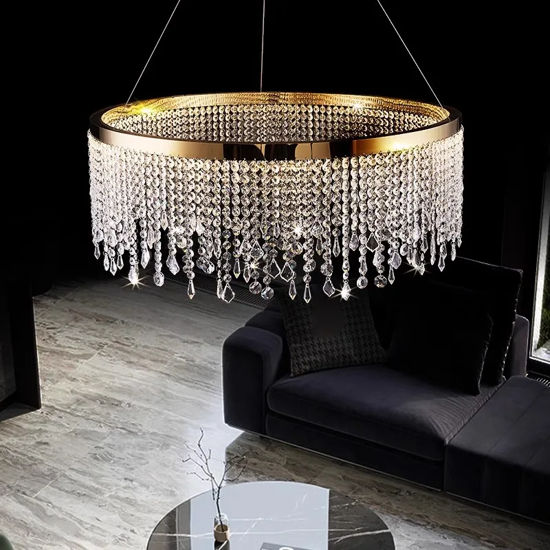 Imagem -03 - Modern Chandelier Pendant Lamp Lustres para Sala de Jantar Lâmpadas Suspensas para Teto Iluminação Interior