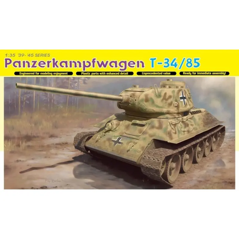 

DRAGON 6759 1/35 Panzerkampfwagen T-34/85 (фабрика № 1944, производство)-набор моделей