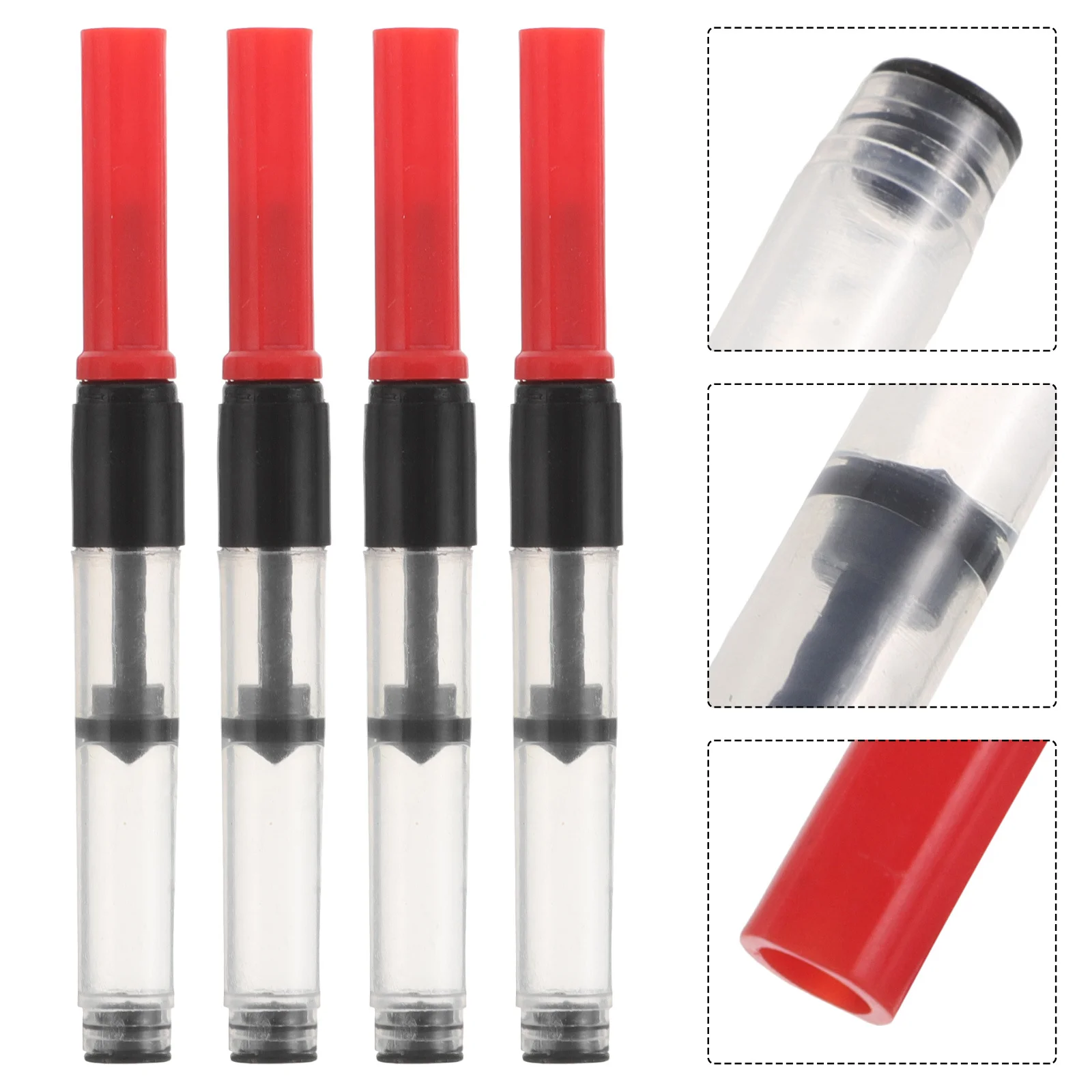 

10pcs Fountain Pen Spring Converter Universal Ink Absorber Refillable Filling Tool for Office School Travel Use