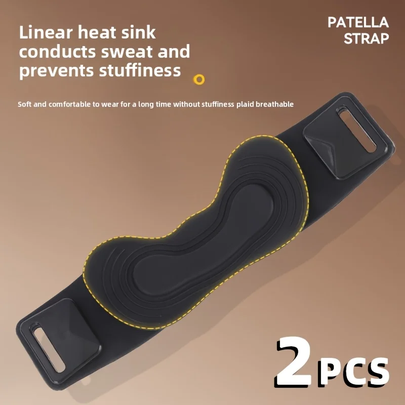 2pcs Knee Braces Non-Slip Running Patella Tendon Running Knee Straps Sweat Guiding Lightweight Joint Support Basketball Brace
